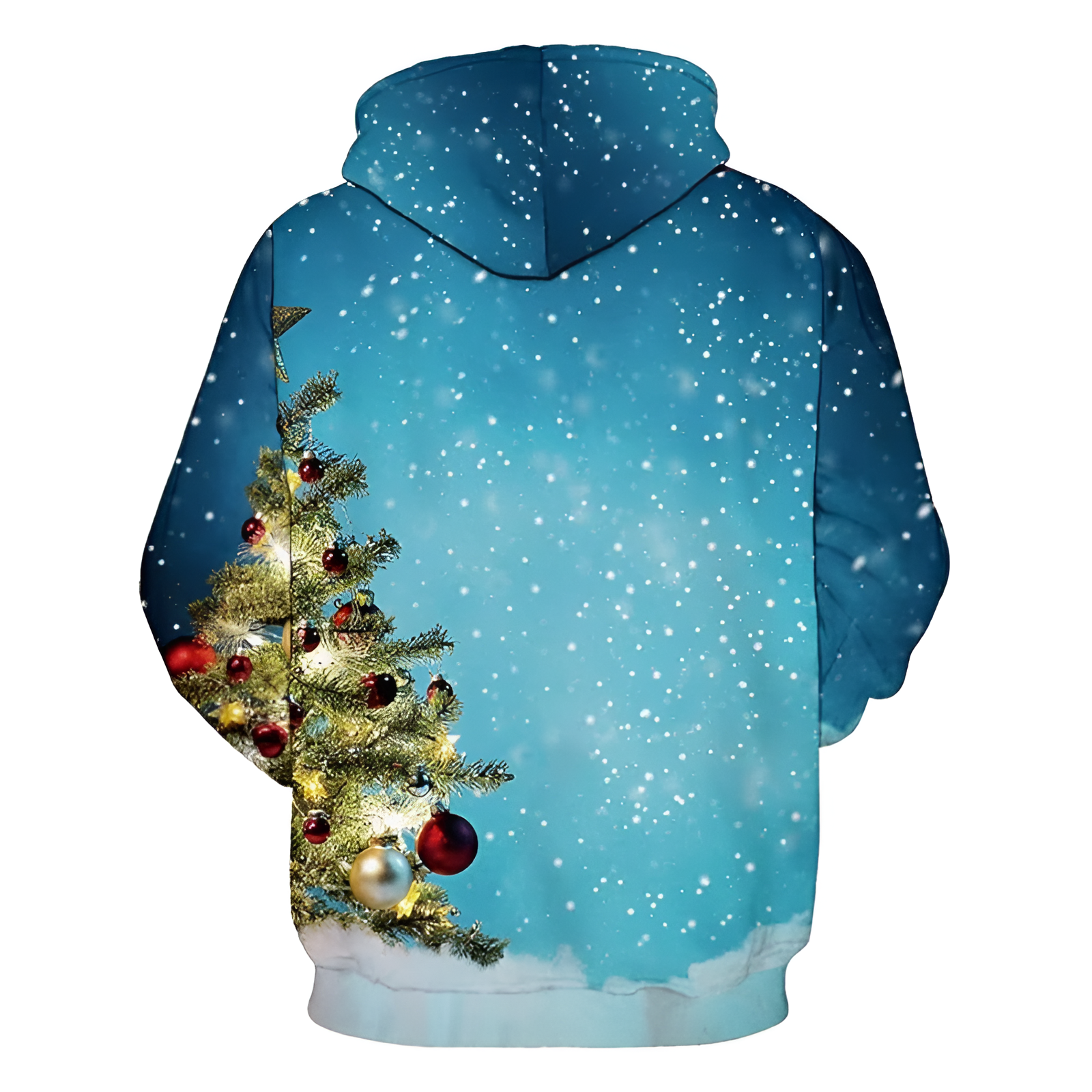 Christmas Holiday Themed Cartoon Hoodie