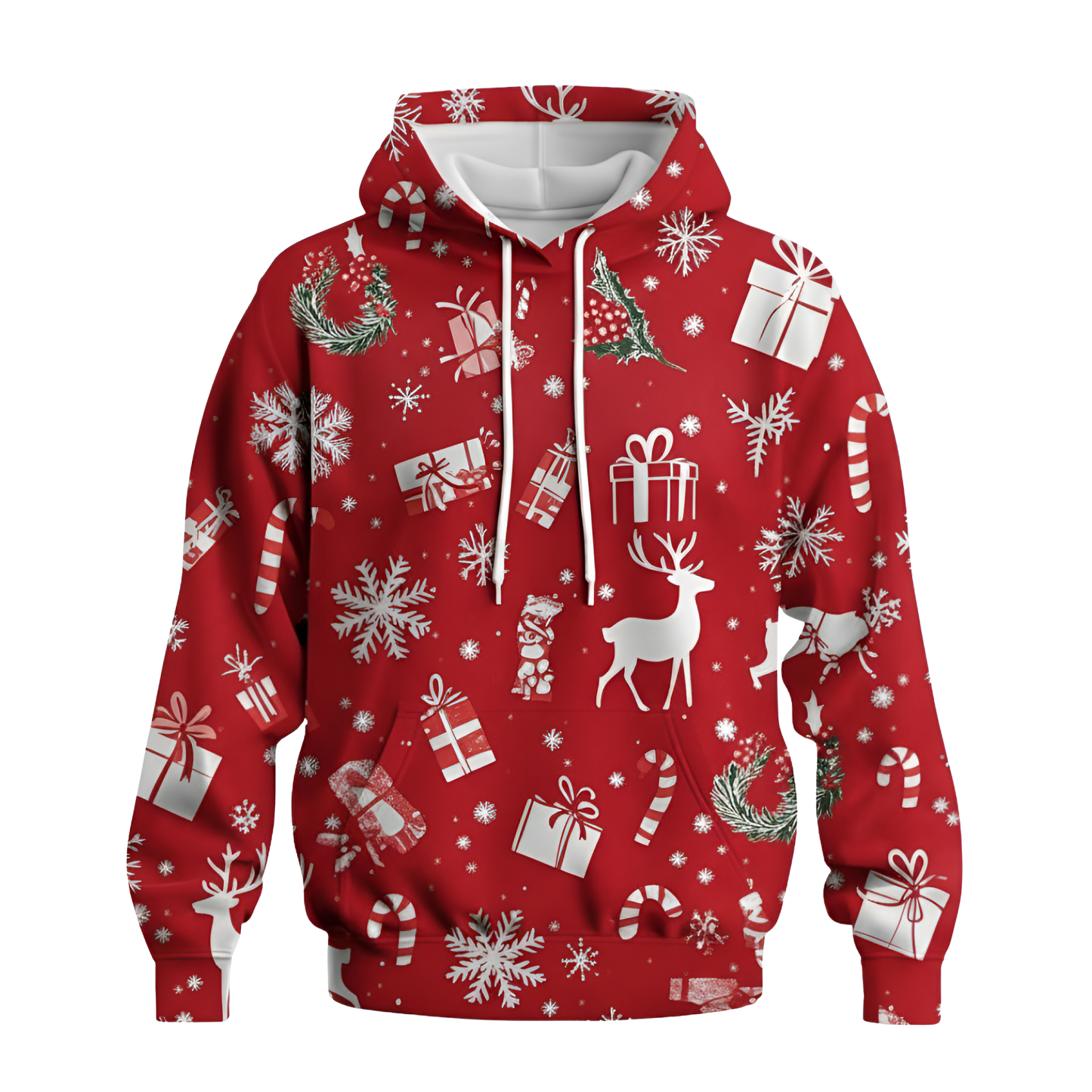 Creative Christmas Santa Hoodie