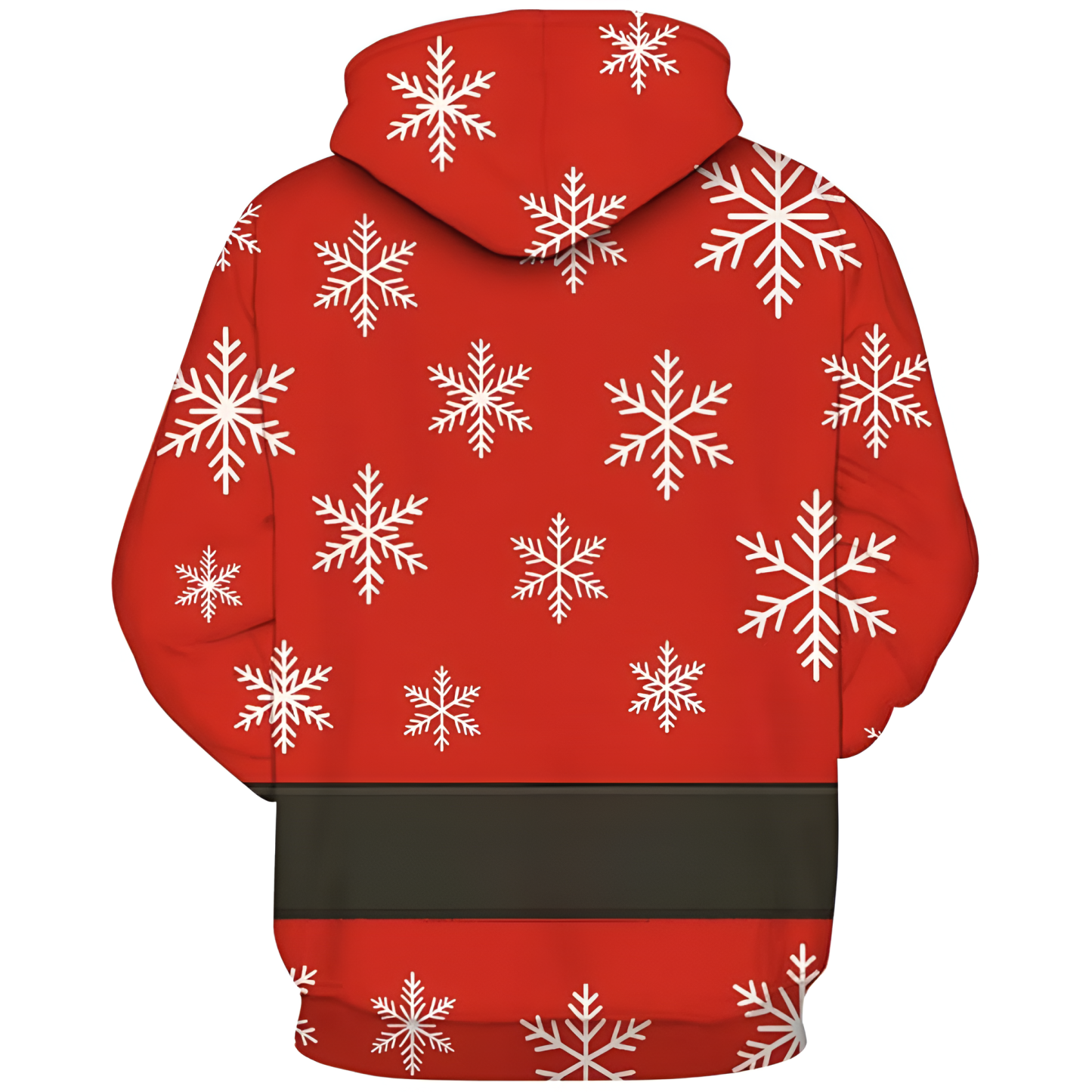 Novelty Long Sleeve Hoodie Funny Fashion Santa Claus Costume Graphic Sweatshirts