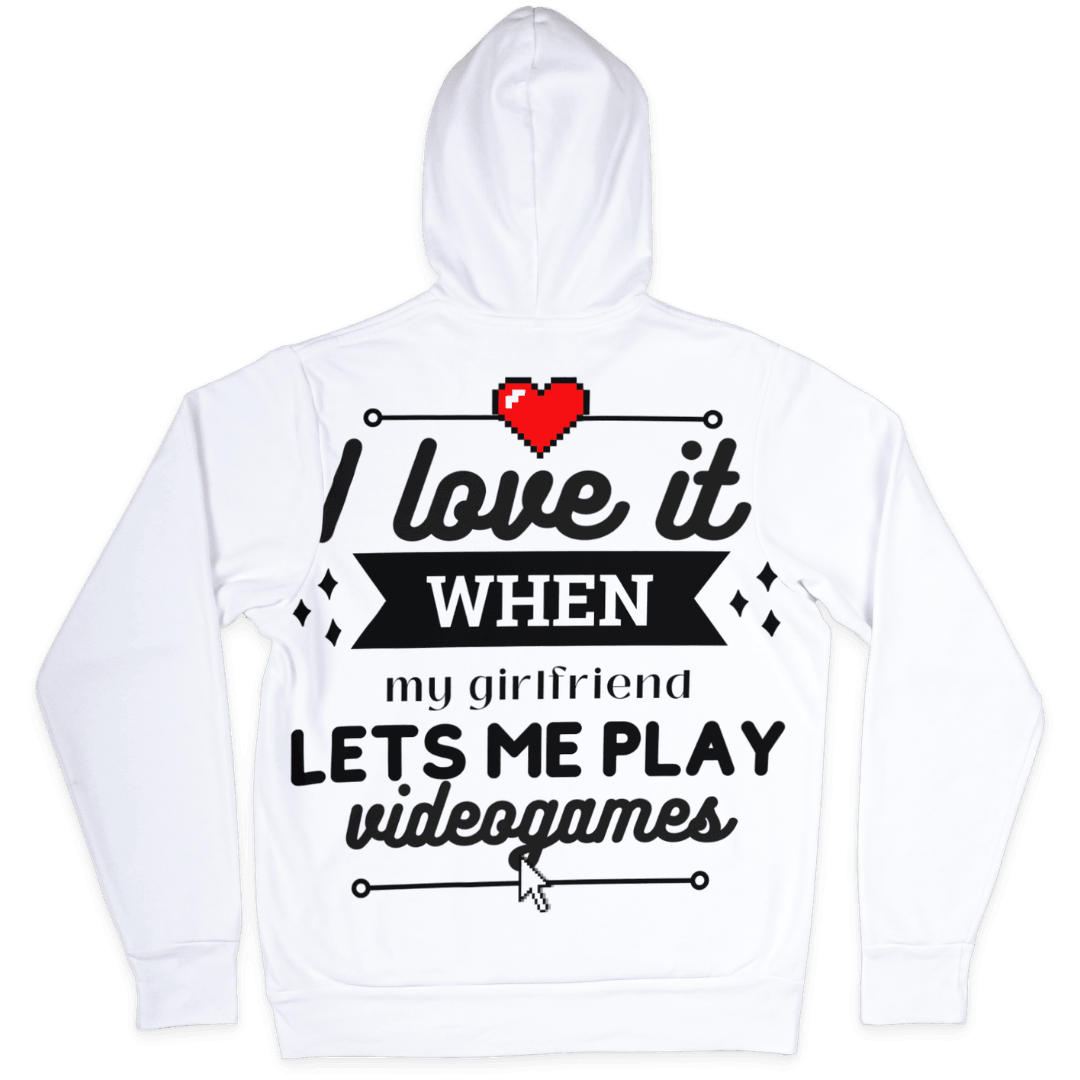 Girlfriend and videogames 3D - Sweatshirt, Hoodie, Pullover-My 3D Hoodie