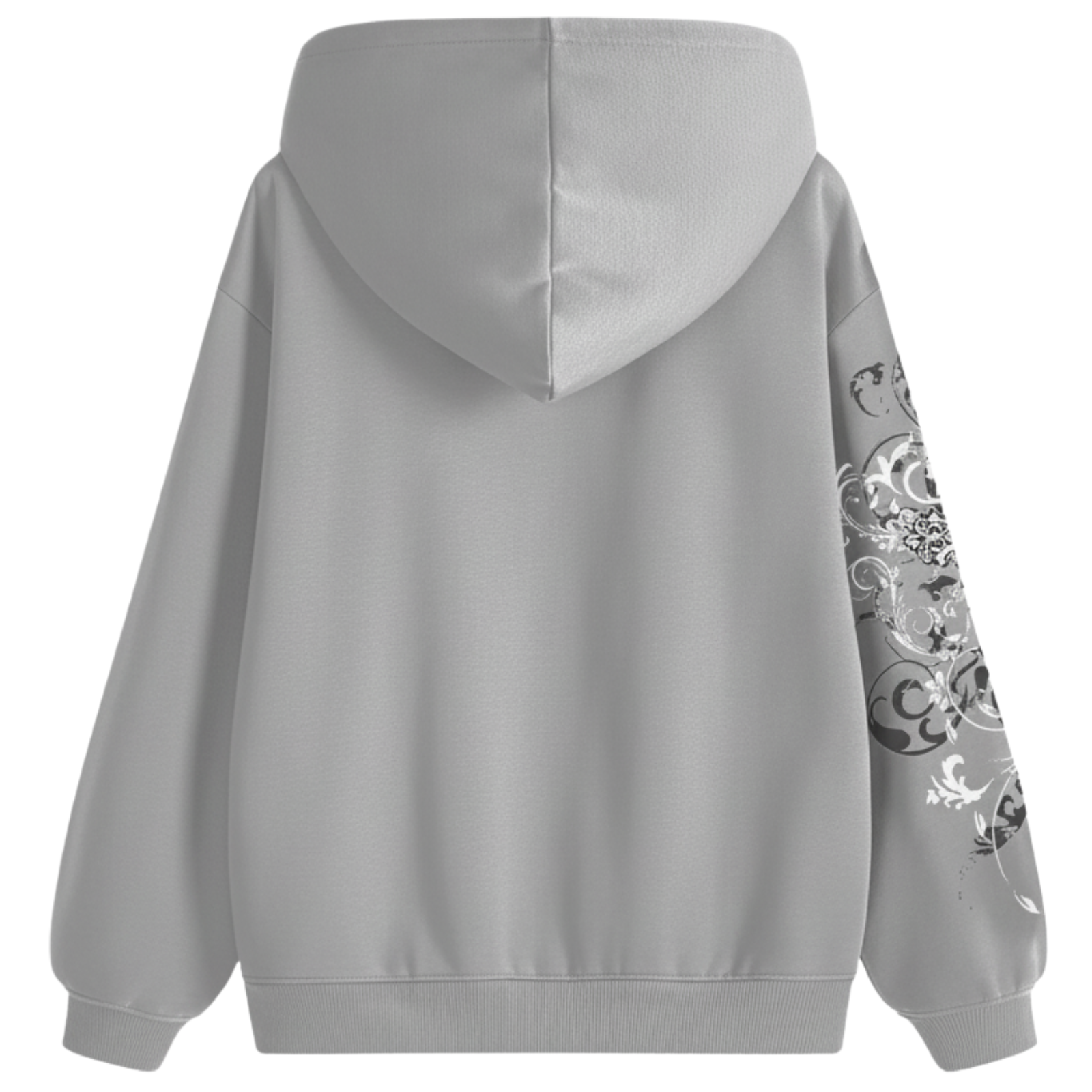 Women Gothic Angel Wings and Cross Graphic Hoodie