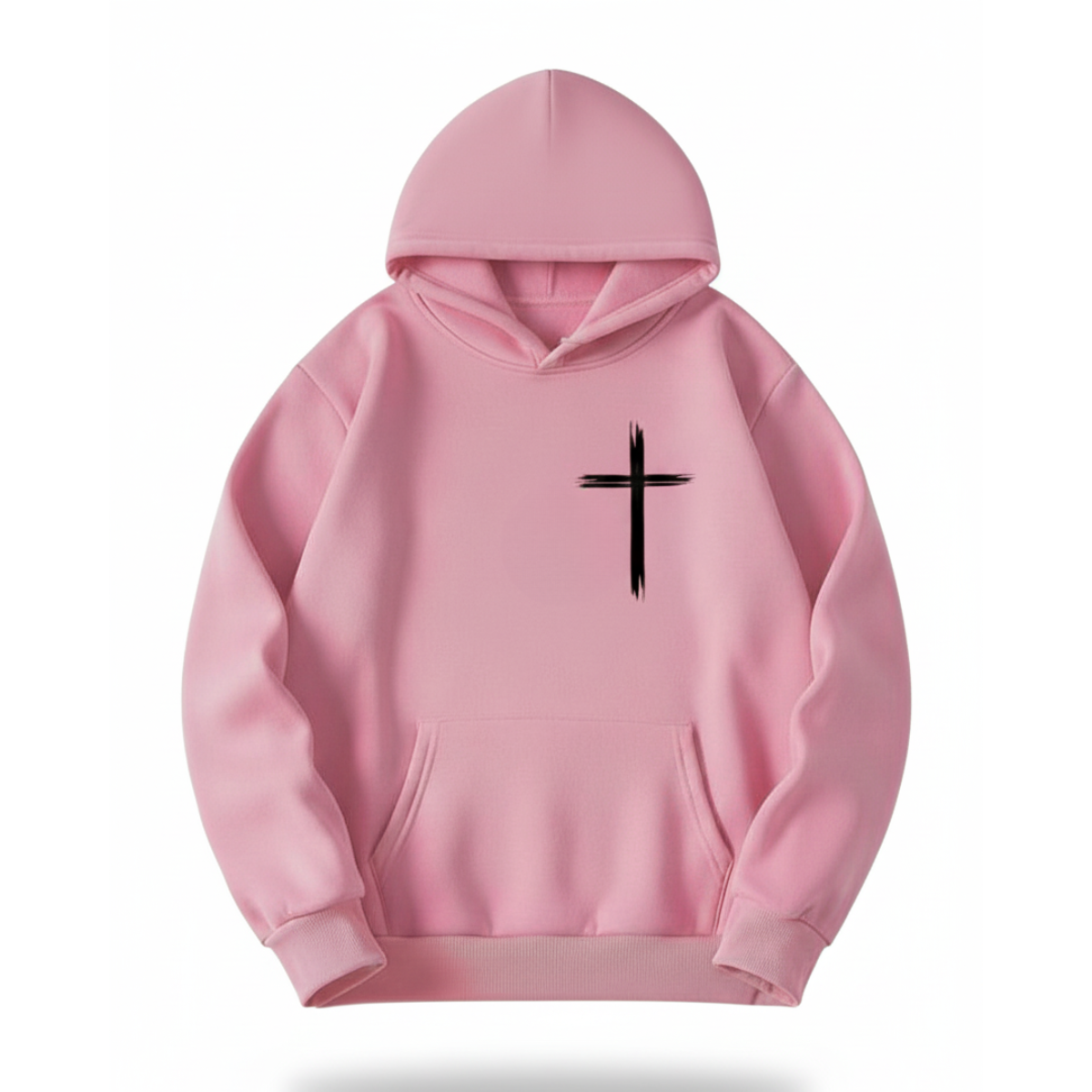 Faith Cross Pullover Hoodie for Men And Women