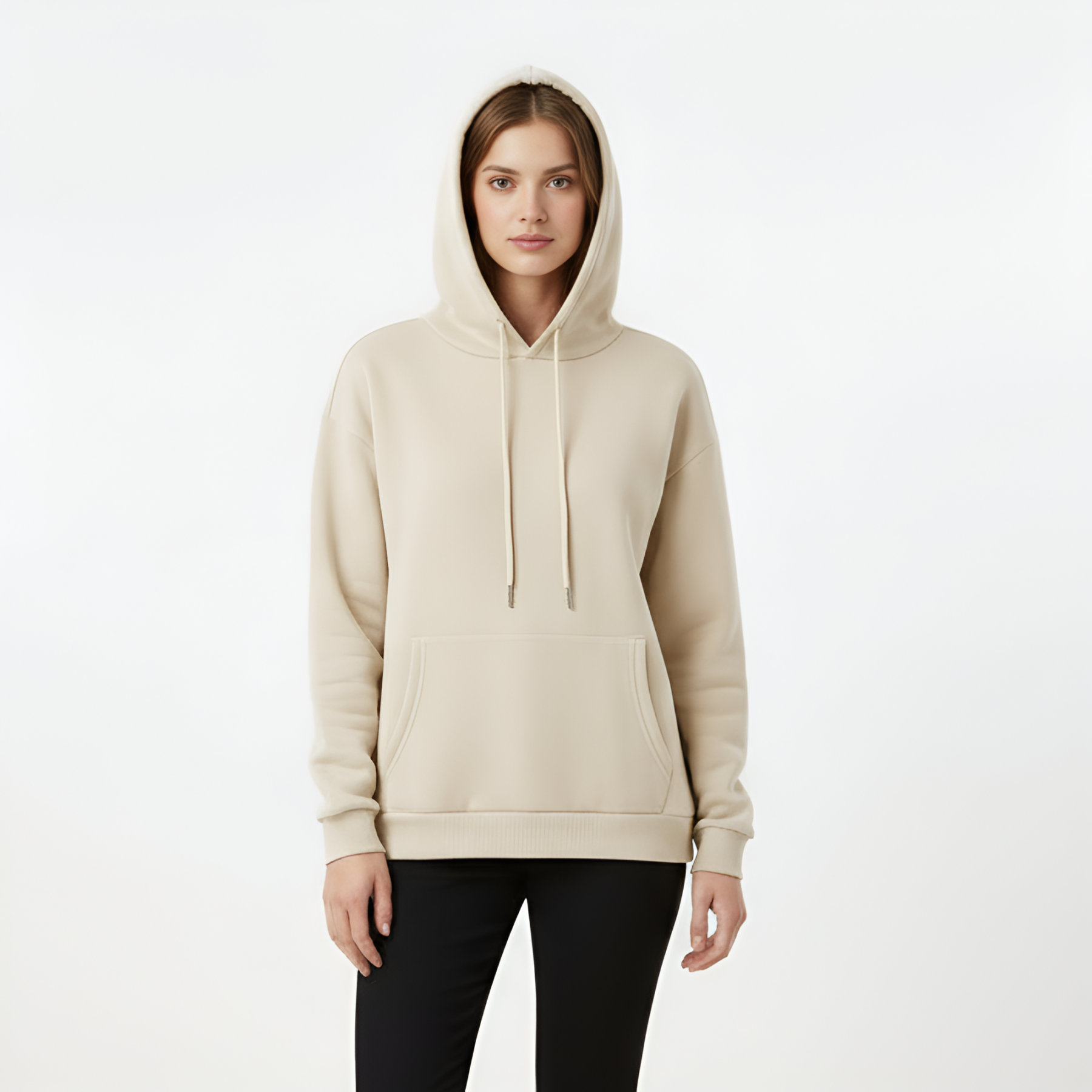 Highland Cow Print Polyester Hoodie Sweatshirt