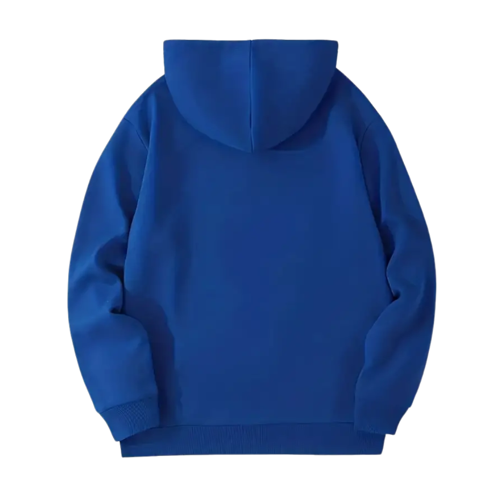 Men Geometric Print Hooded Sweatshirt