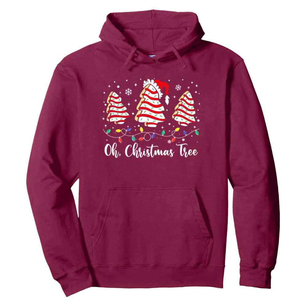 Ugly Christmas Hoodie With Light Up Reindeer Design