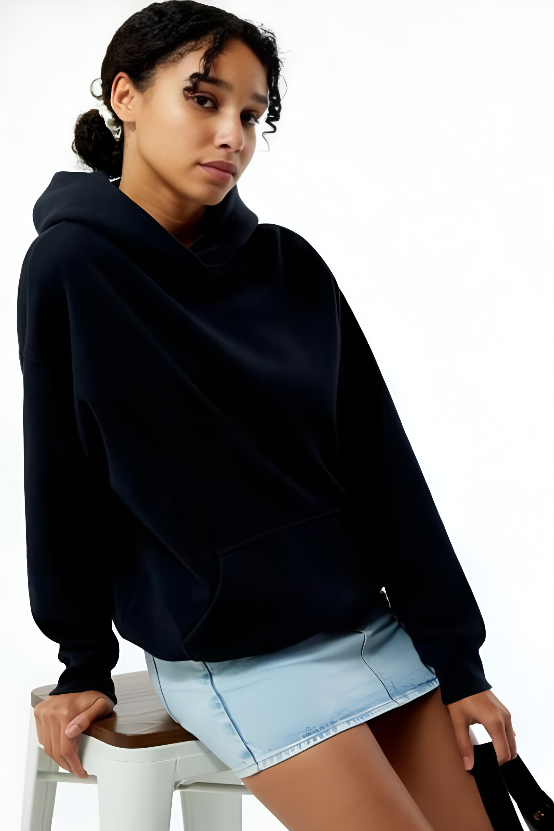Casual Fit Long Sleeve Pullover Hoodie For Women