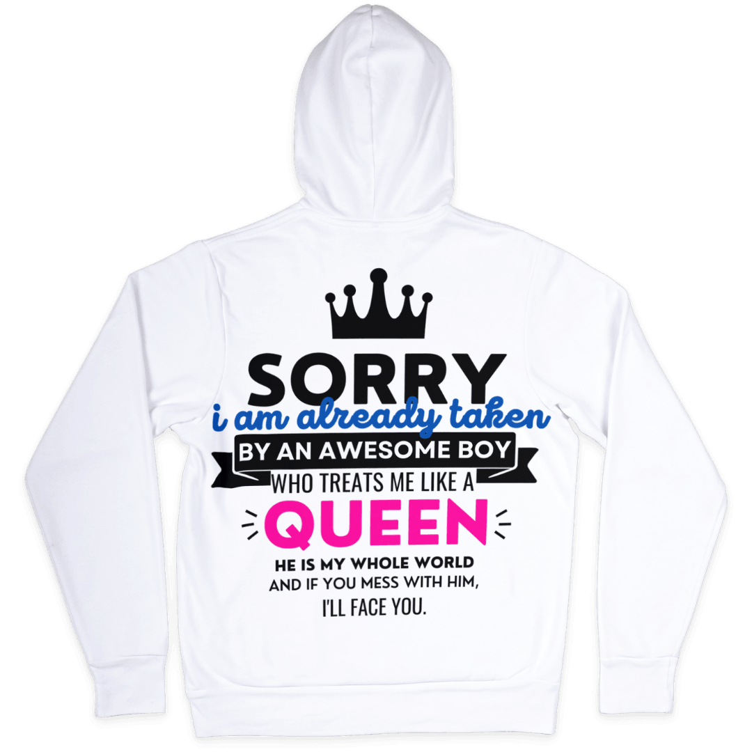 Couple hoodie - king and queen 3D - Sweatshirt, Hoodie, Pullover-My 3D Hoodie