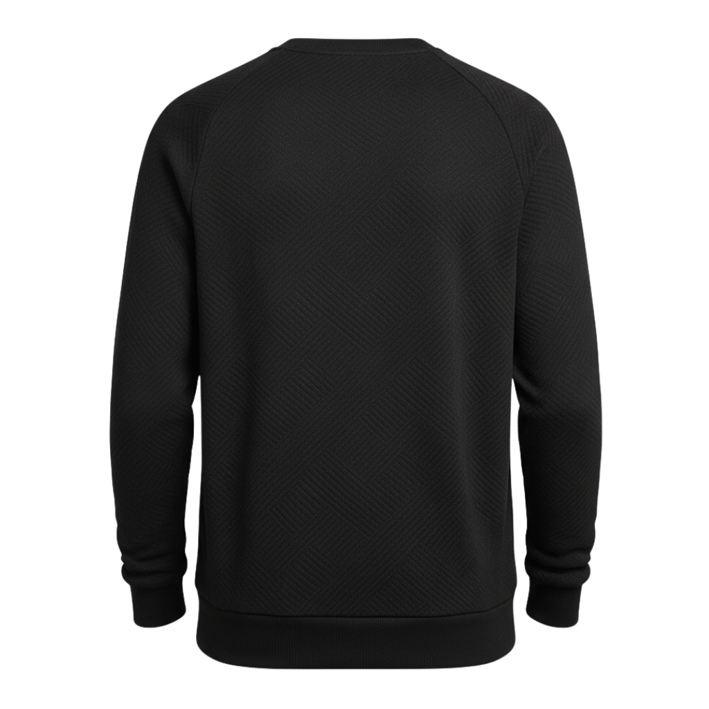 Geometric Pattern Crewneck Men Sweatshirt