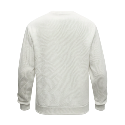Geometric Pattern Crewneck Men Sweatshirt