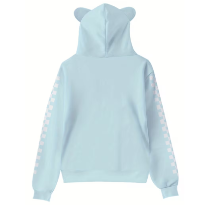 Cartoon Character Hooded Long Sleeve Hoodie For Womens