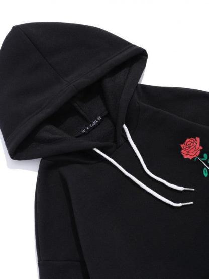 Rose Print Sweatshirt And Pants-My 3D Hoodie
