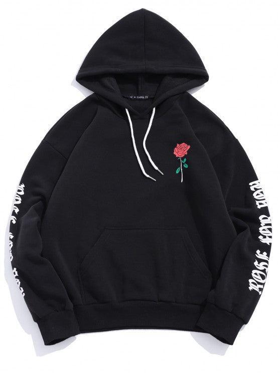 Rose Print Sweatshirt And Pants-My 3D Hoodie