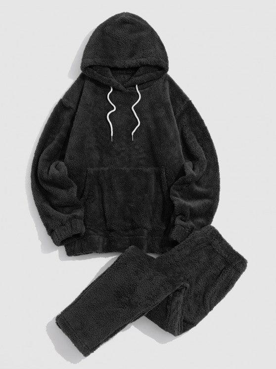 Fluffy Fleece Hoodie And Pants-My 3D Hoodie
