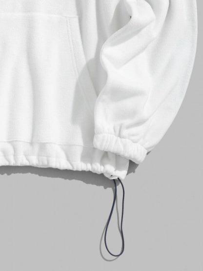 Half Zip Sweatshirt And Sweatpants Set Outfit-My 3D Hoodie