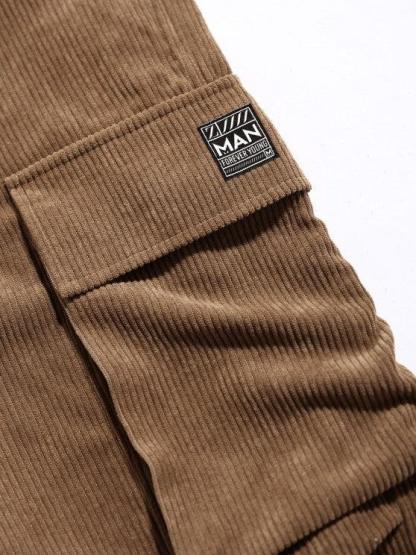 Plaid Pattern Double Pockets Shacket And Pants-My 3D Hoodie