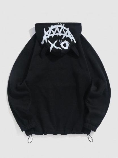 Graphic Hoodie And Cargo Pants Set-My 3D Hoodie