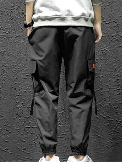 Dragon Graphic Lining Hoodie And Cargo Jogger Pants Set-My 3D Hoodie