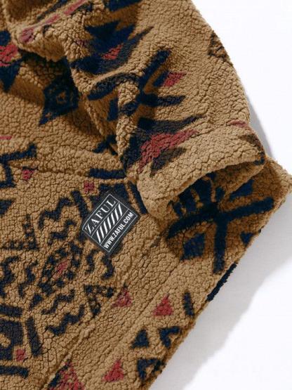 Ethnic Printed Hoodie And Pants Set-My 3D Hoodie