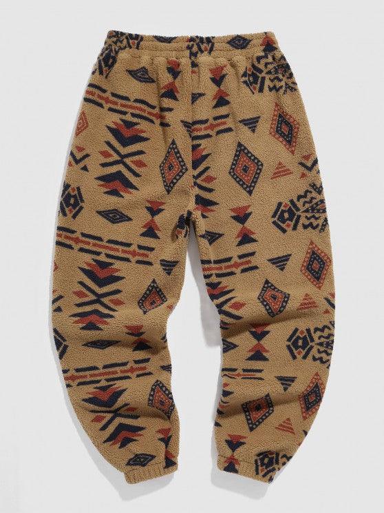 Ethnic Printed Hoodie And Pants Set-My 3D Hoodie