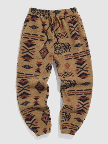 Ethnic Printed Hoodie And Pants Set-My 3D Hoodie
