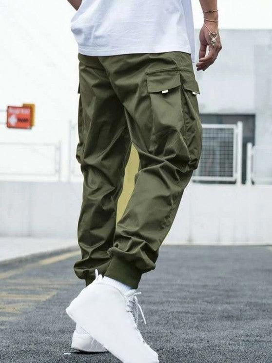 Hoodie With Pocket Cargo Pants Set-My 3D Hoodie