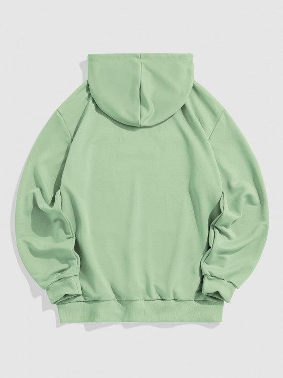 Wool Blend Shacket And Hoodie And Casual Cargo Pants Set-My 3D Hoodie