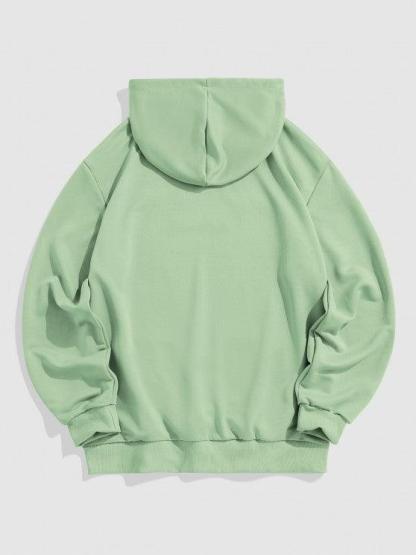 Wool Blend Shacket And Hoodie And Casual Cargo Pants Set-My 3D Hoodie