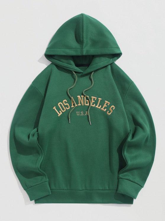 Embroidered Hoodie And Jogger Pants Set-My 3D Hoodie