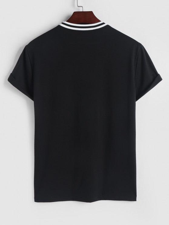 Letter Print T Shirt And Graphic Shorts Set-My 3D Hoodie