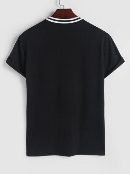 Letter Print T Shirt And Graphic Shorts Set-My 3D Hoodie