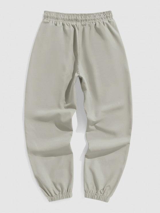 Quarter Zip Design Polo Collared T Shirt And Pants-My 3D Hoodie