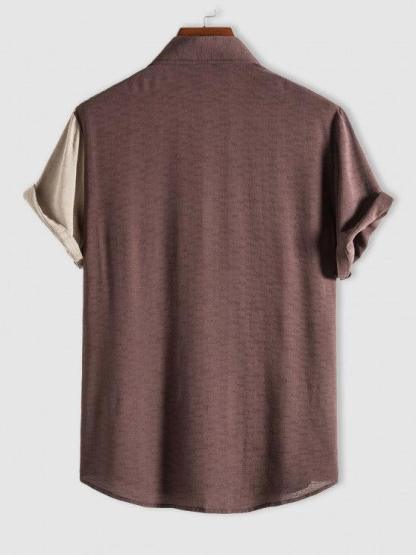Two Tone Shirt With Cargo Pants Set-My 3D Hoodie