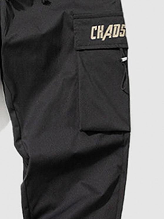 Geometric Pattern Shirt And Cargo Pants Set-My 3D Hoodie