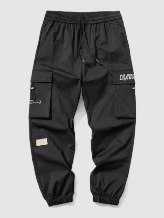 Geometric Pattern Shirt And Cargo Pants Set-My 3D Hoodie