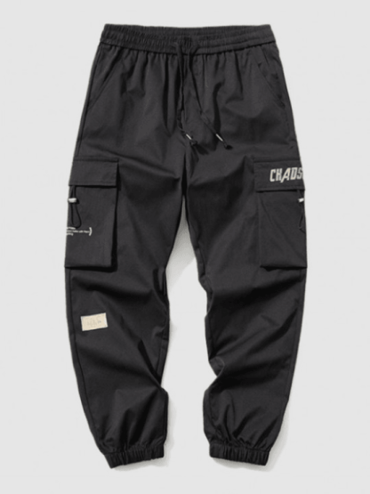 Geometric Pattern Shirt And Cargo Pants Set-My 3D Hoodie