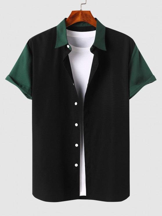 Contrast Shirt And Shorts-My 3D Hoodie