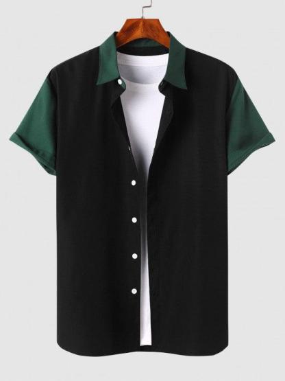 Contrast Shirt And Shorts-My 3D Hoodie