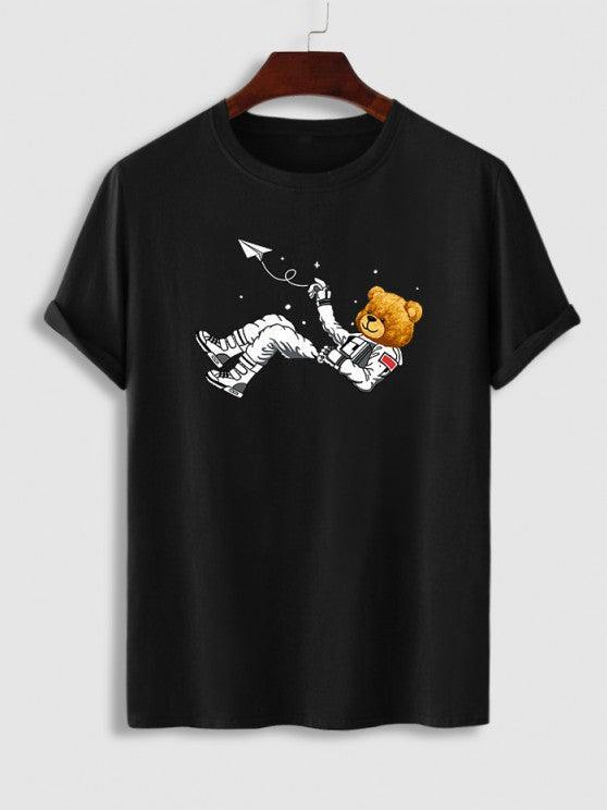 Bear Astronaut T Shirt And Shorts Set-My 3D Hoodie
