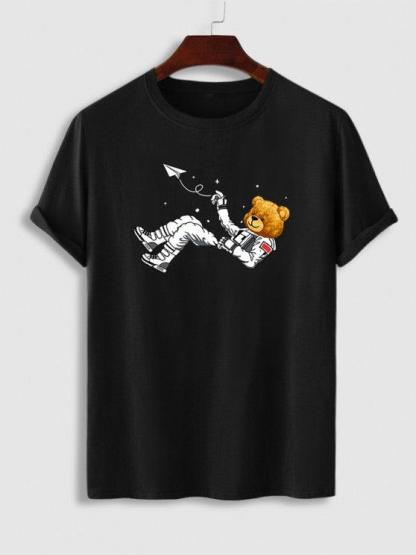 Bear Astronaut T Shirt And Shorts Set-My 3D Hoodie