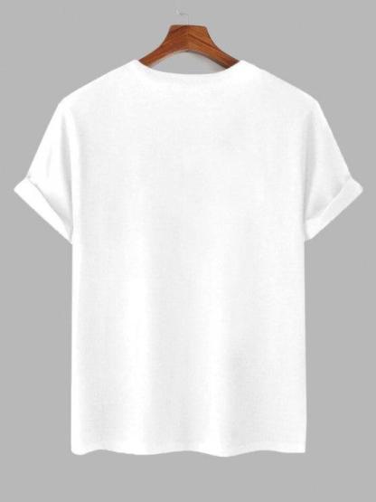 Cartoon Smile Tee And Stylish Cargo Shorts-My 3D Hoodie
