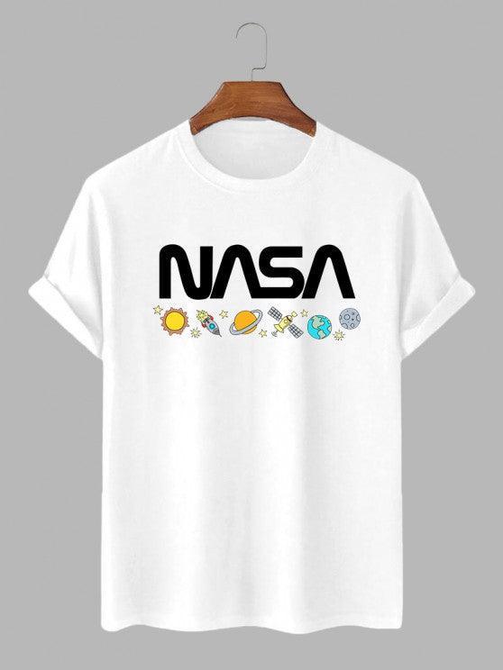 Planets Pattern T Shirt And Shorts Set-My 3D Hoodie