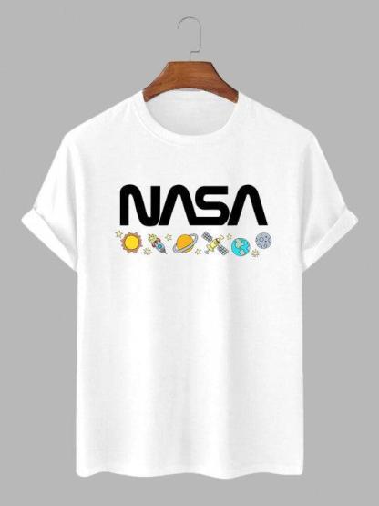 Planets Pattern T Shirt And Shorts Set-My 3D Hoodie