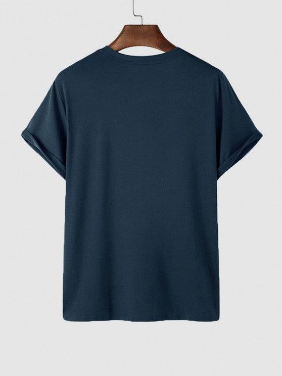 Sea Waves T-shirt And Casual Shorts Set-My 3D Hoodie