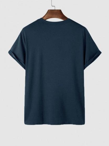 Sea Waves T-shirt And Casual Shorts Set-My 3D Hoodie
