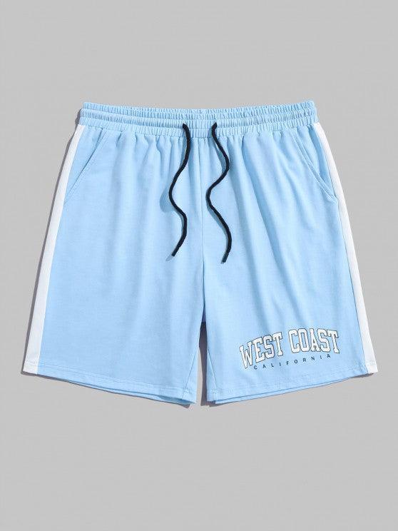 Letter Printed T Shirt And Shorts Set-My 3D Hoodie