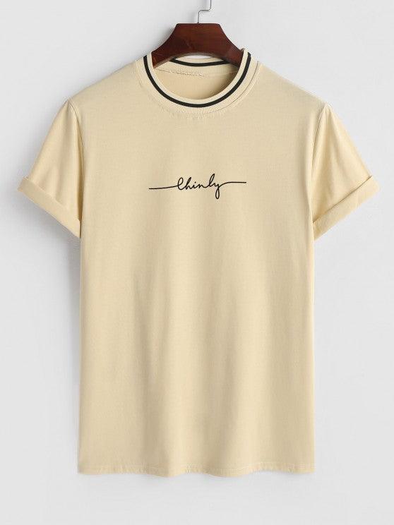 Letter Print T Shirt And Graphic Shorts Set-My 3D Hoodie