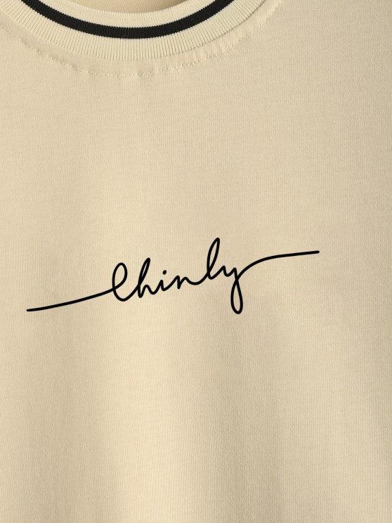 Letter Print T Shirt And Graphic Shorts Set-My 3D Hoodie