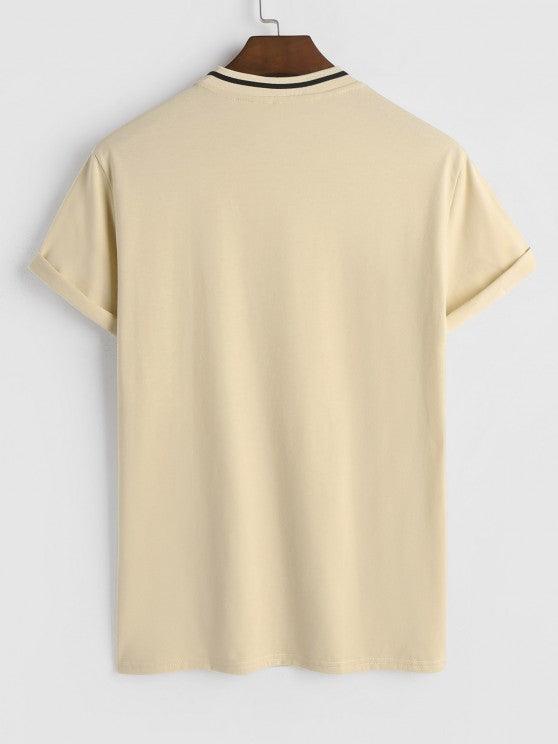 Letter Print T Shirt And Graphic Shorts Set-My 3D Hoodie