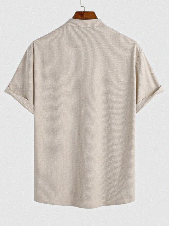 Corduroy Shirt And Shorts Two Pieces Set-My 3D Hoodie