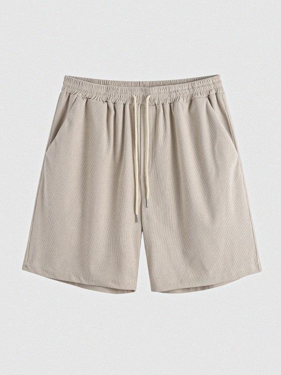 Corduroy Shirt And Shorts Two Pieces Set-My 3D Hoodie
